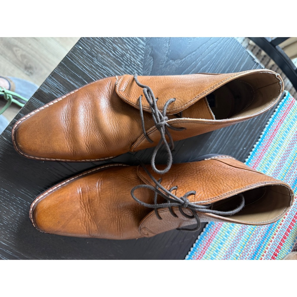 Giorgio Brutini Mens 250334 Tan Brown Leather Chukka Ankle Boots Size 9M